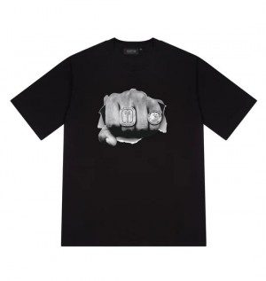 Black Men's Trapstar Breakthrough T-shirts, Trapstar London | 2681PSHUZ