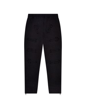 Black Men's Trapstar Patchwork Irongate Sweatpants, Trapstar London | 2694SHQOC
