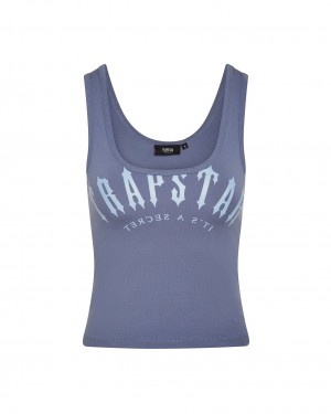Blue Women's Trapstar Irongate Arch Vests, Trapstar London | 5231USEXR