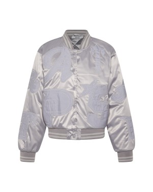 Silver Women's Trapstar Wildcard Stadium Jackets, Trapstar London | 6204KEHDG