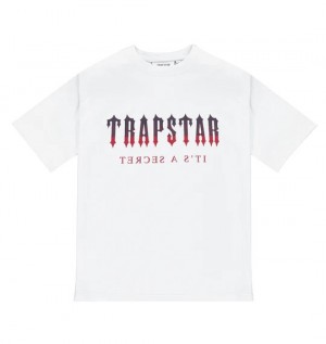 White Men's Trapstar Decoded T-shirts, Trapstar London | 2054ASQRL