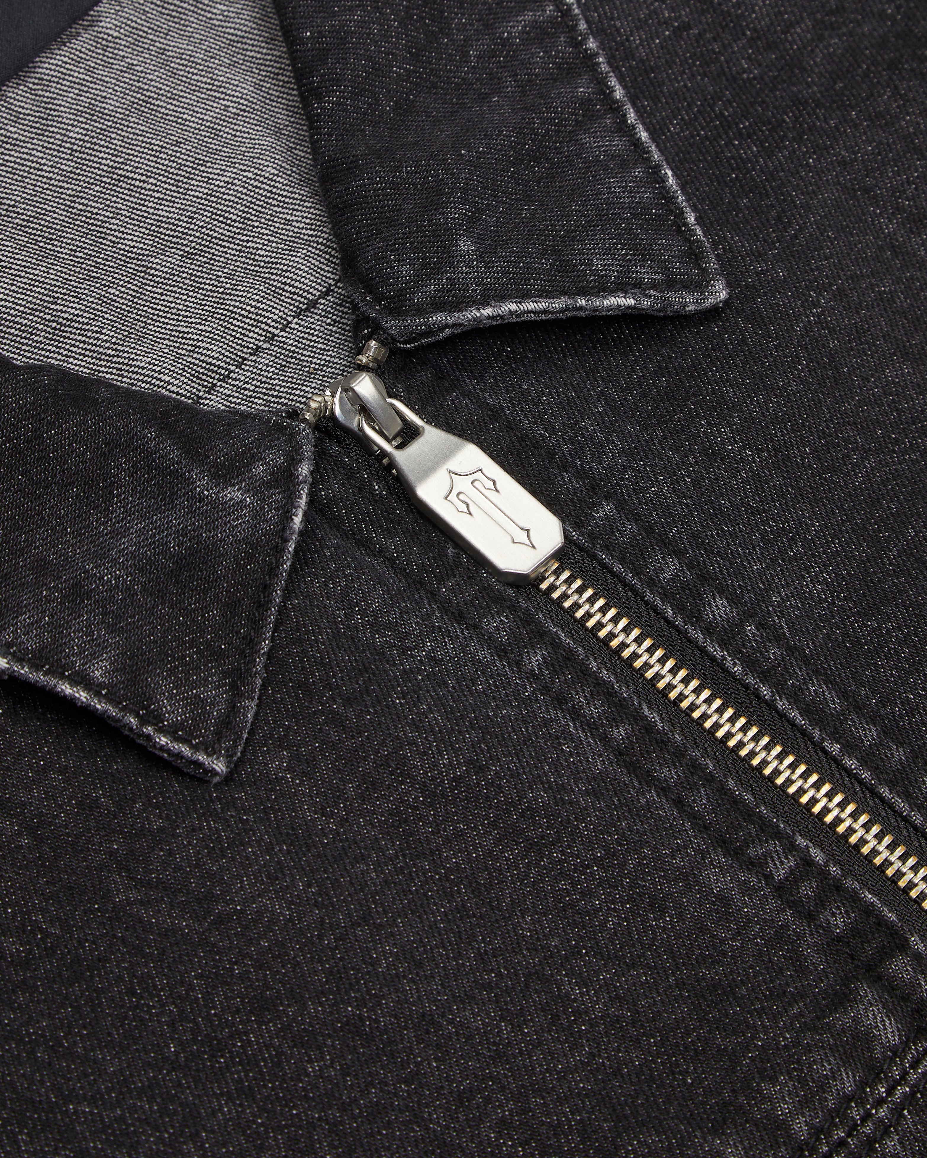 Black Men's Trapstar Deconstruct Rivet Shirts, Trapstar London | 9670BAZMU
