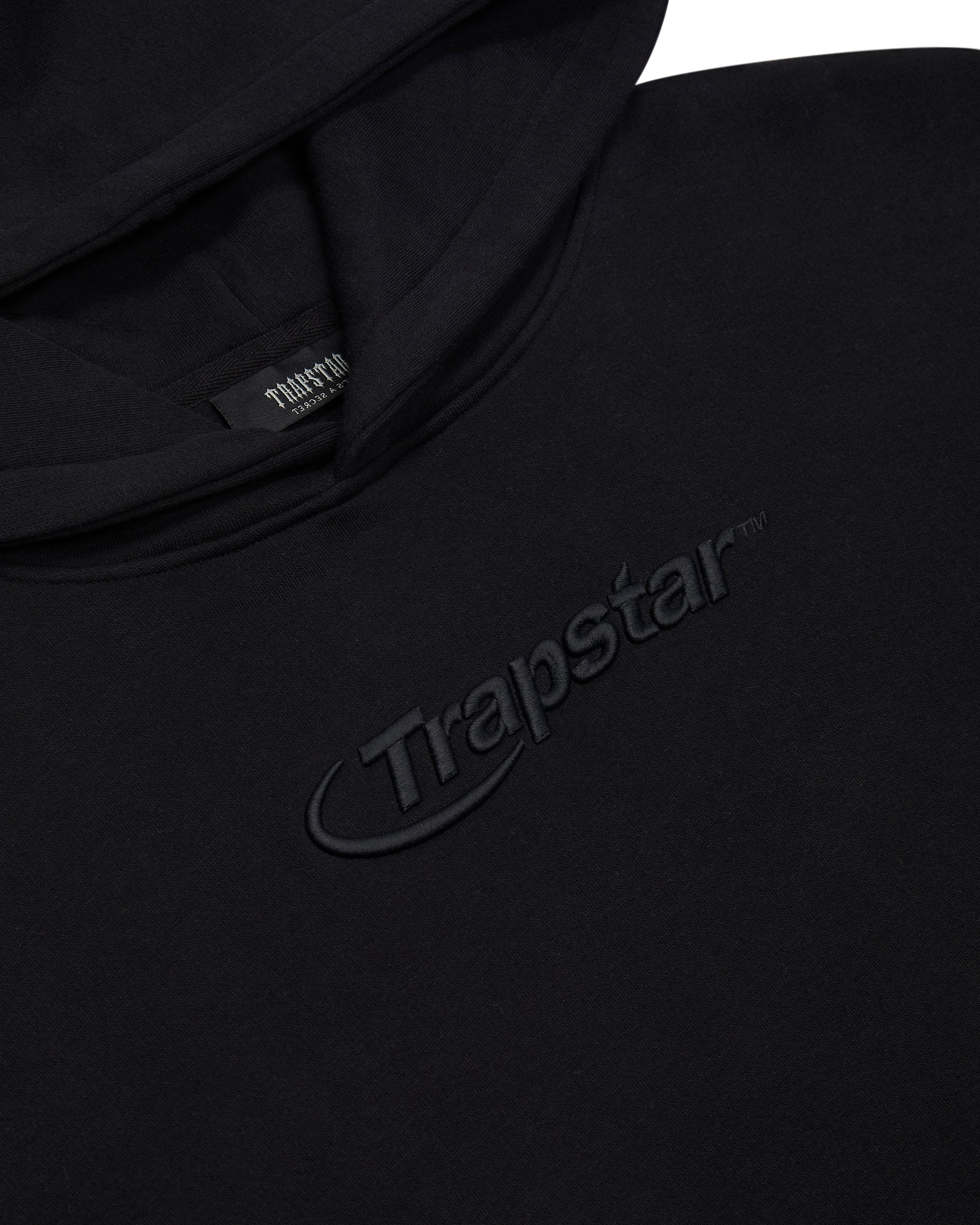 Black Men's Trapstar Hyperdrive Embroidered Tracksuits, Trapstar London | 0356NHLKX