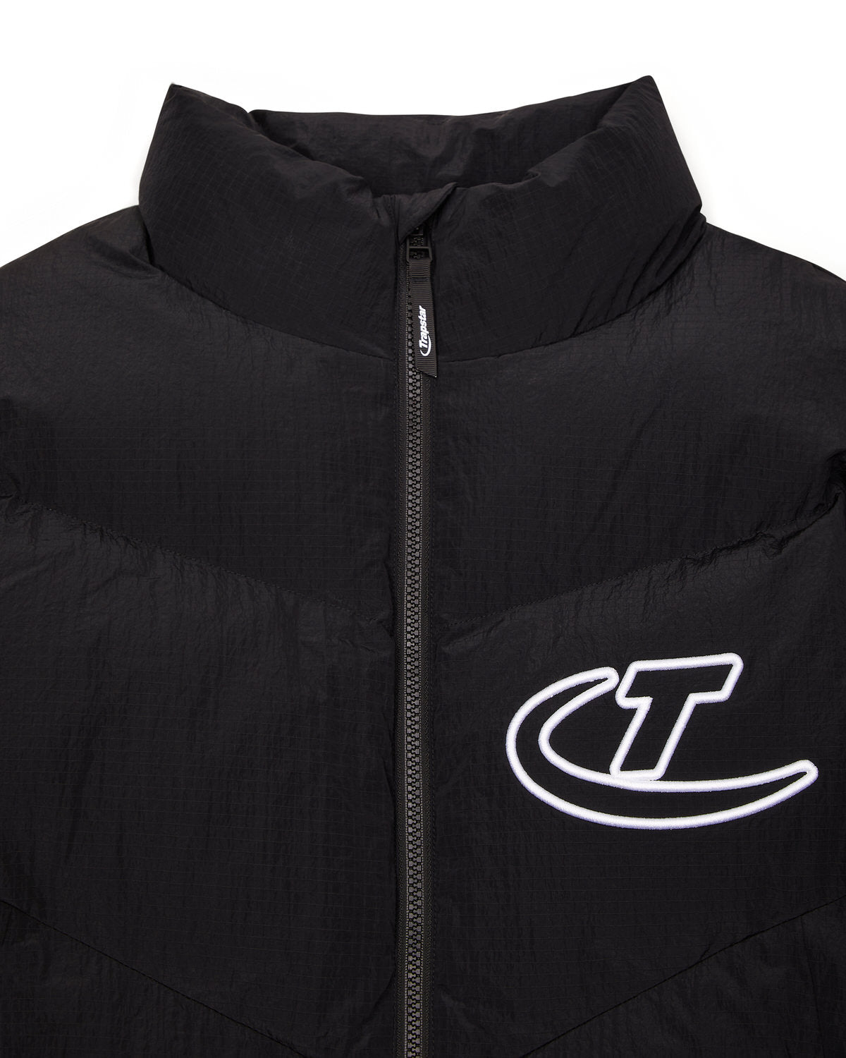 Black Men's Trapstar Hyperdrive Ripstop Puffer Jackets, Trapstar London | 5038XJMIB