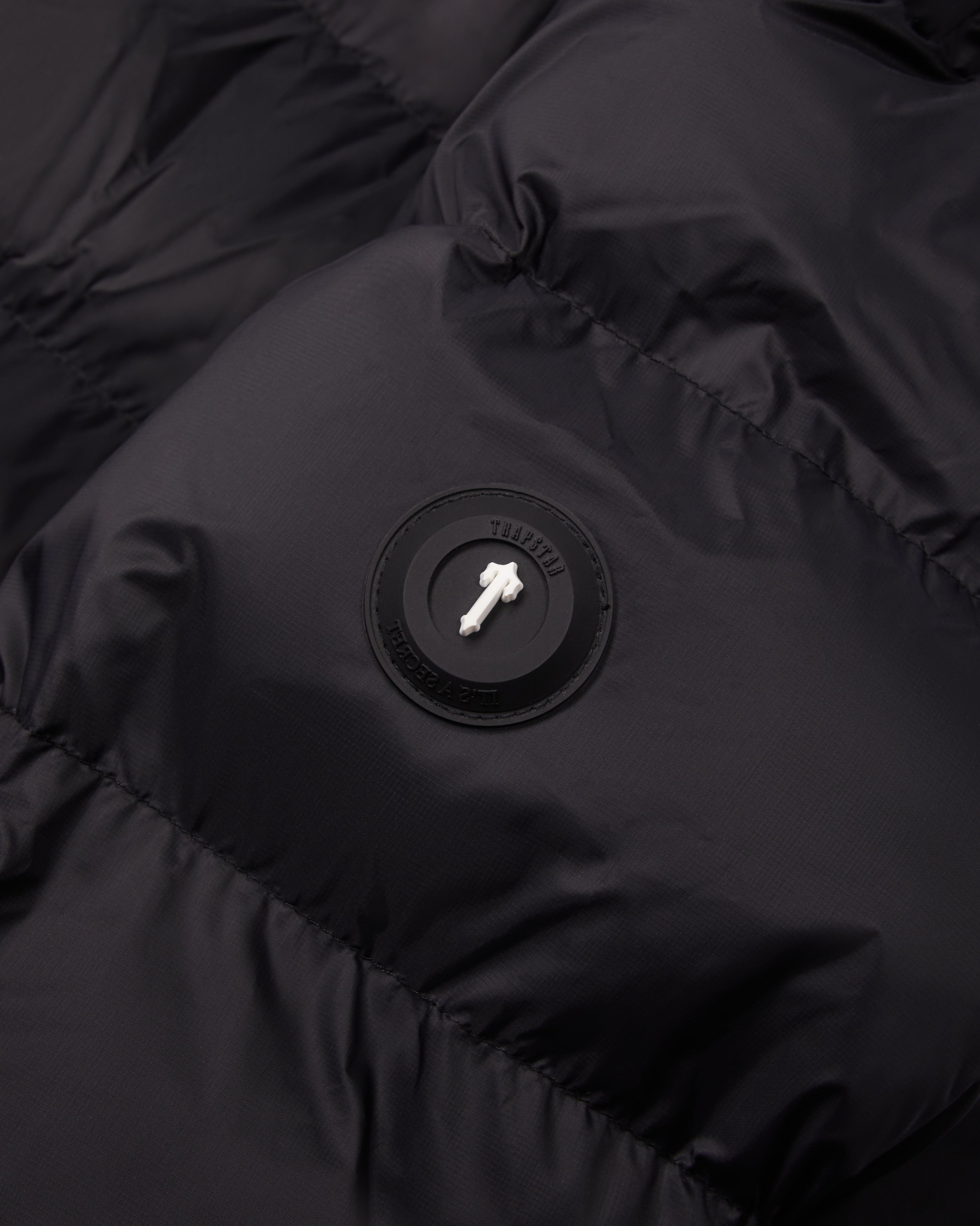 Black Men's Trapstar It’s A Secret Puffer Jackets, Trapstar London | 1738NQIOP