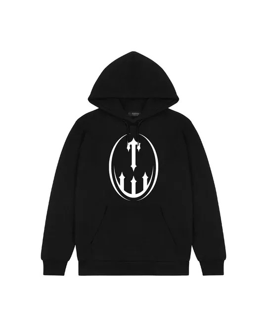 Black Men\'s Trapstar T CREST Hoodies, Trapstar London | 6819SWTCB