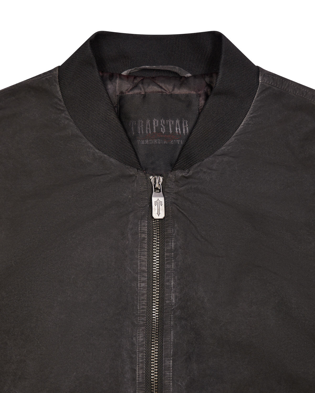 Black Men's Trapstar x Ed Hardy Bomber Jackets, Trapstar London | 8509IFKXT