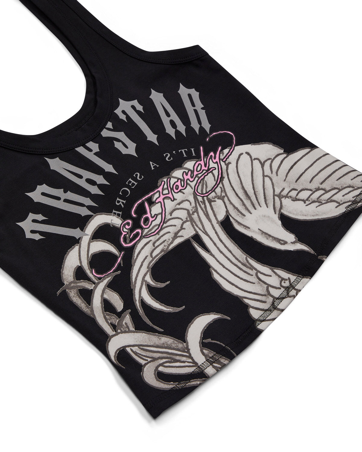 Black Women's Trapstar x Ed Hardy Vests, Trapstar London | 2654GJHAL