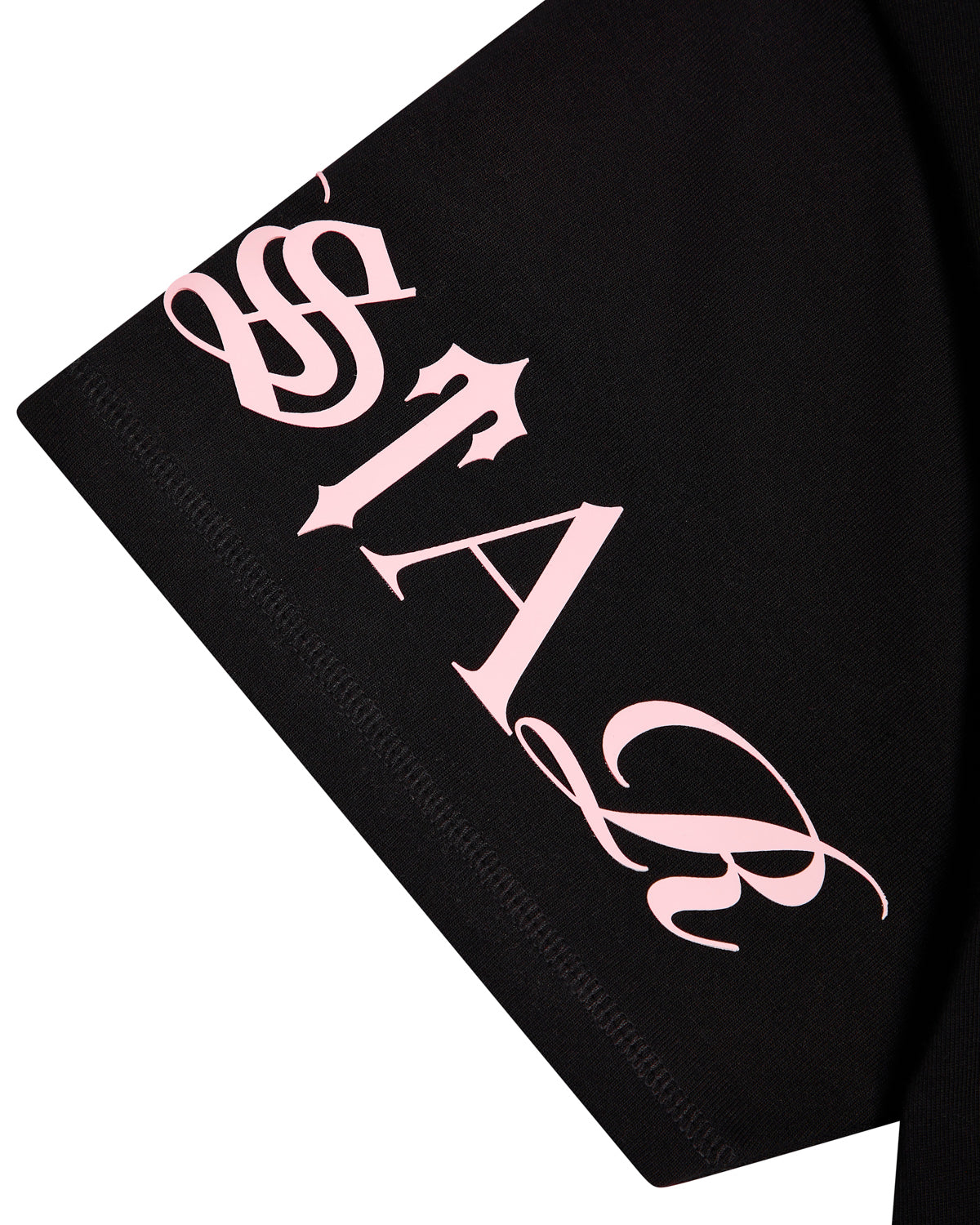 Black / Pink Men's Trapstar Script T-shirts, Trapstar London | 8097DTFKR