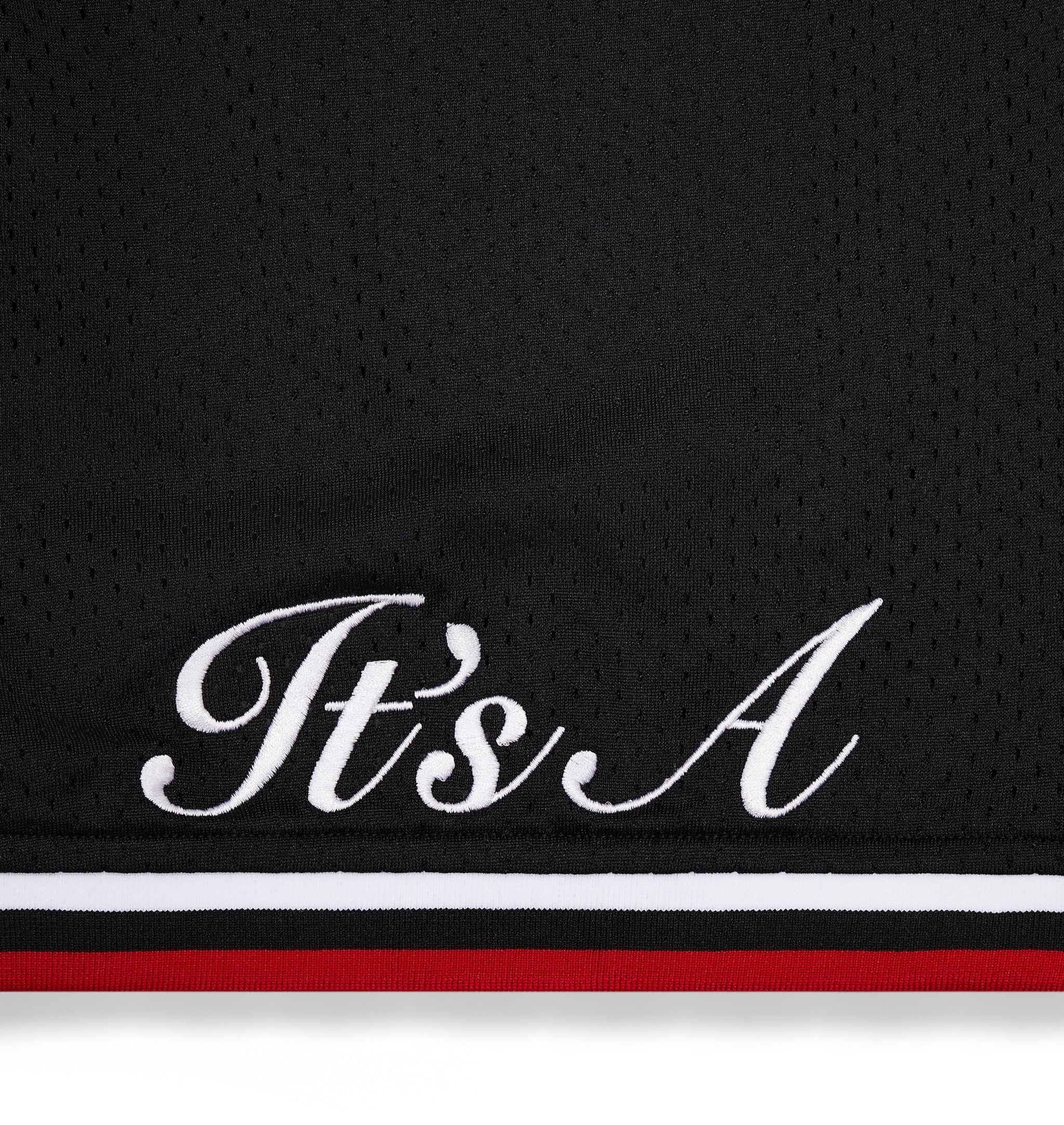 Black / Red Men's Trapstar It's A Secret Irongate Arch Shorts, Trapstar London | 3194SFKLH