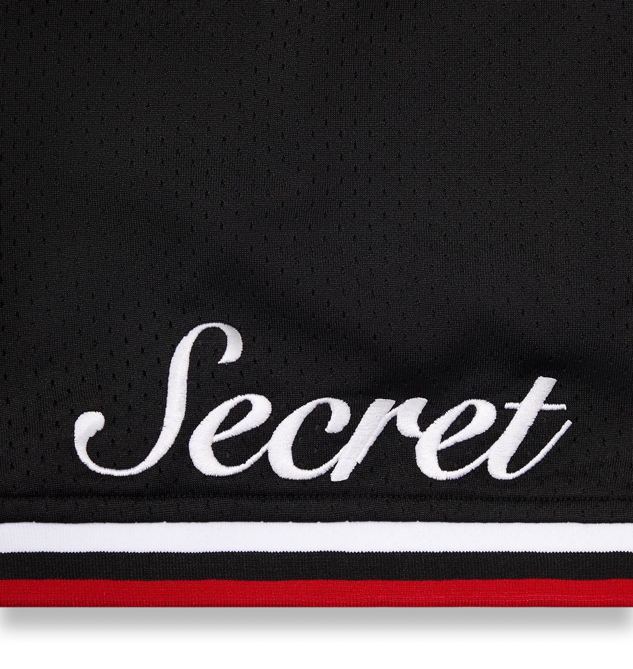 Black / Red Men's Trapstar It's A Secret Irongate Arch Shorts, Trapstar London | 3194SFKLH