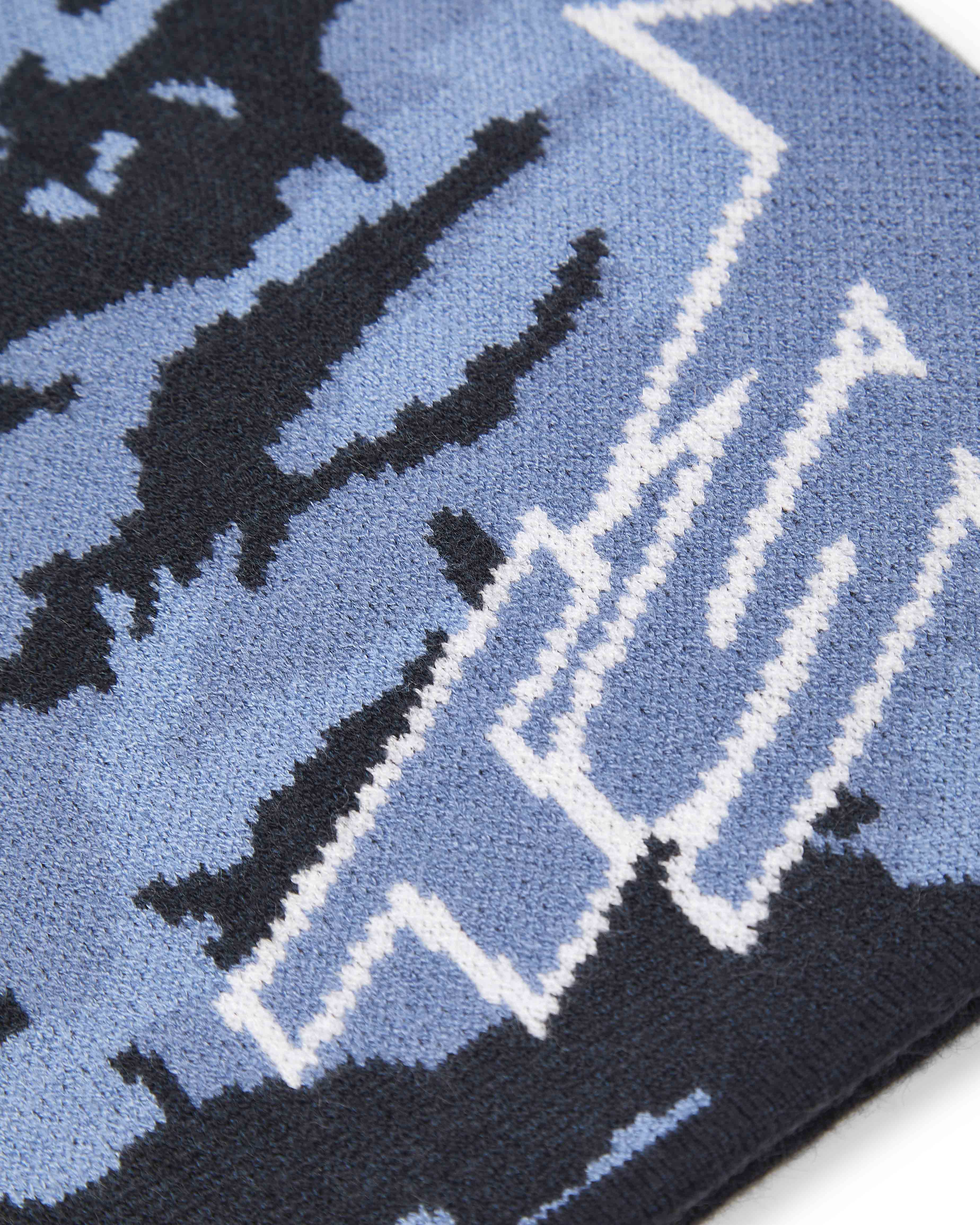 Blue Camo Men's Trapstar Ts Star Beanie, Trapstar London | 1976QHUNB