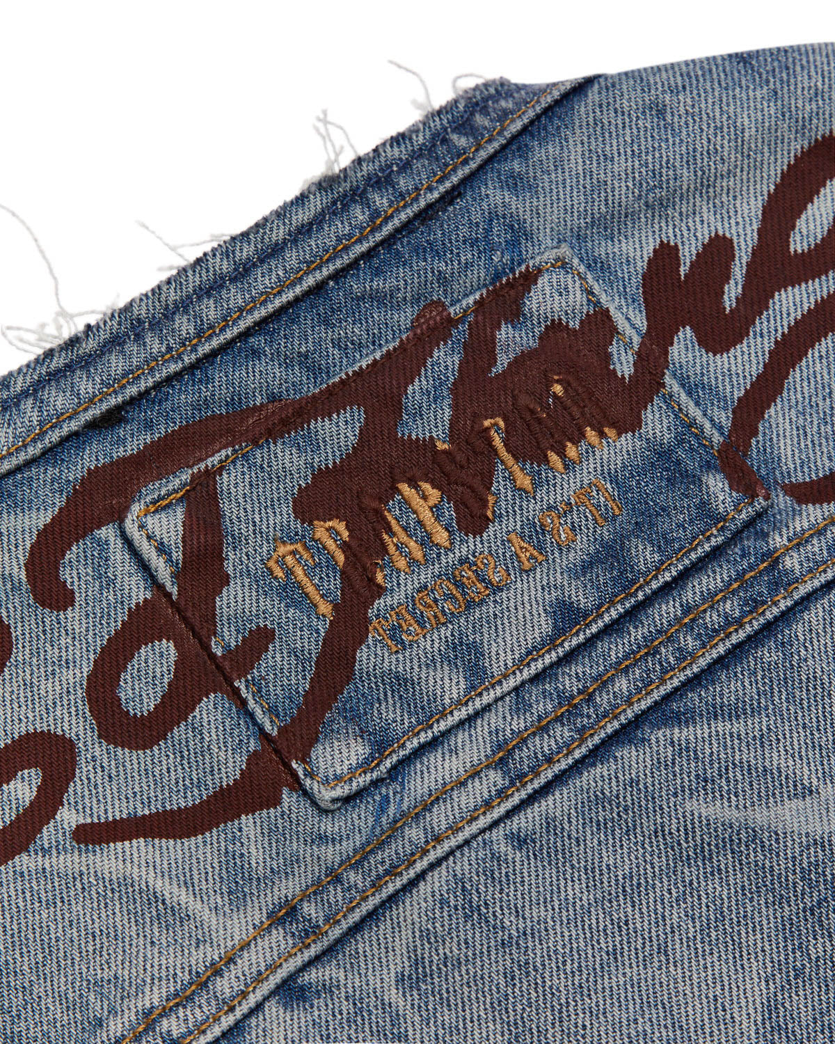 Blue Men's Trapstar x Ed Hardy Denim Jackets, Trapstar London | 5342WMKIL