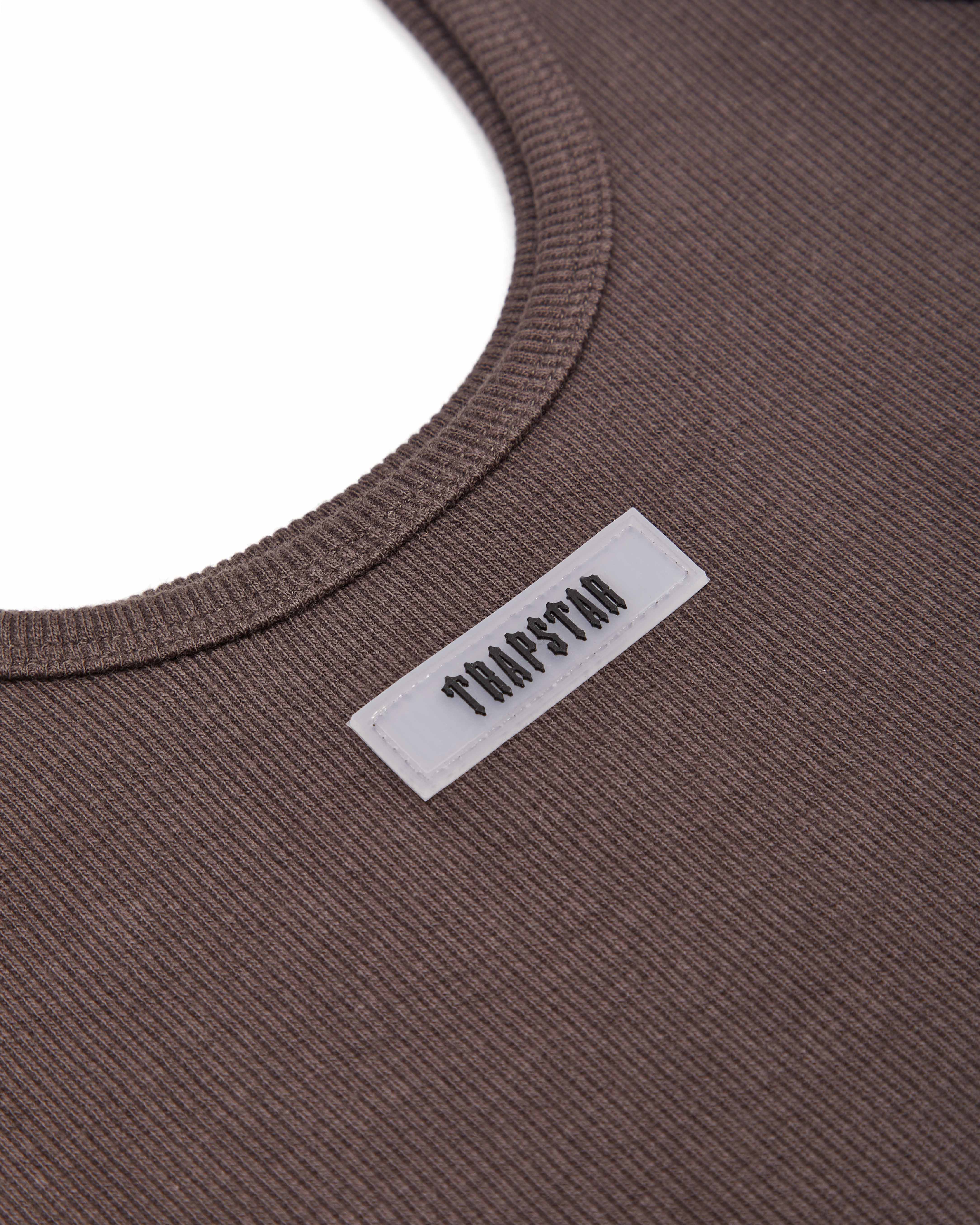 Brown Women's Trapstar Irongate Silicone Badge Rib Vests, Trapstar London | 5730SHYXQ