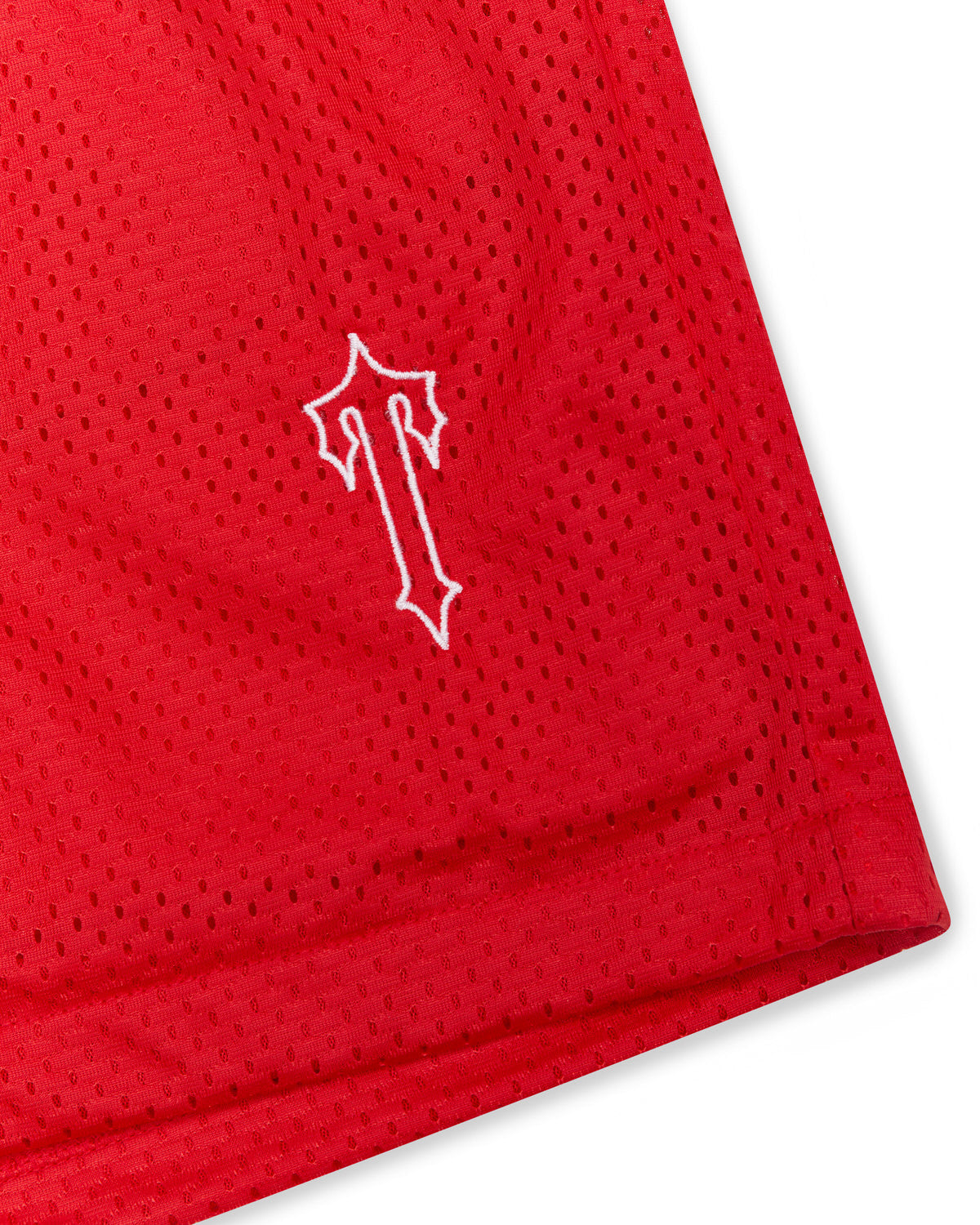 Red Men's Trapstar Irongate T Basketball Shorts, Trapstar London | 5632SWGKB