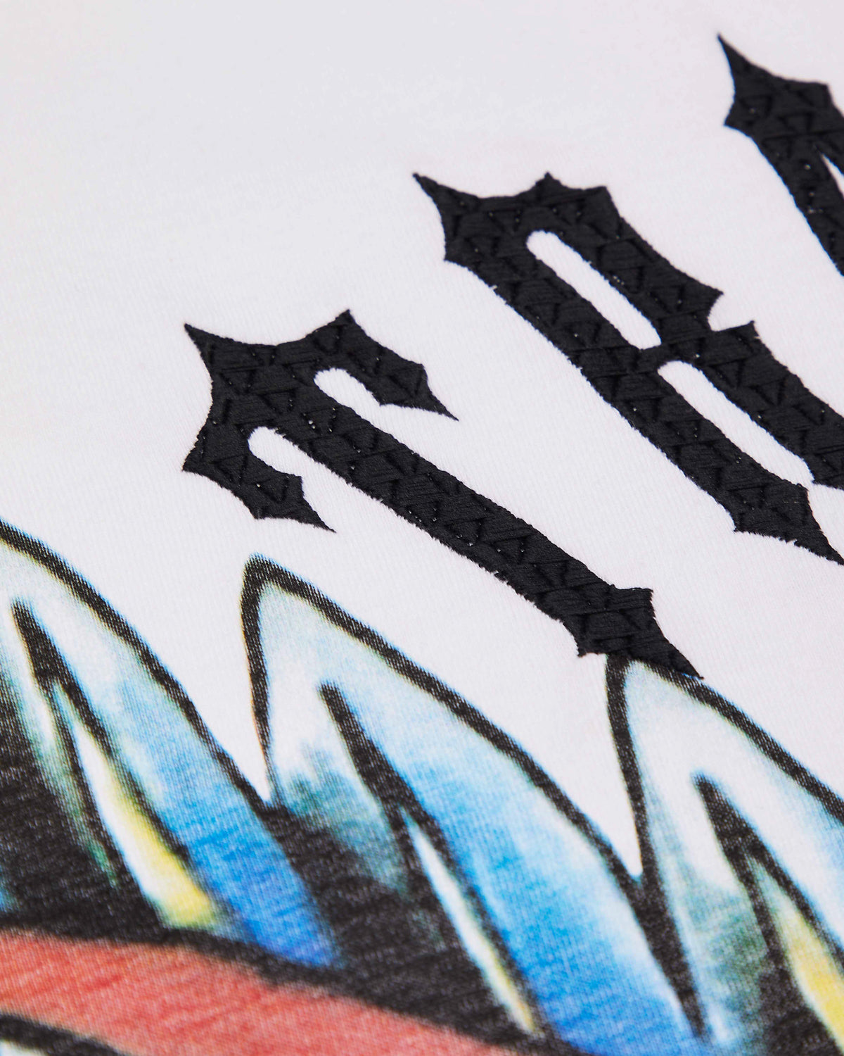 White Men's Trapstar x Ed Hardy Arched Eagle T-shirts, Trapstar London | 1769AOGMZ